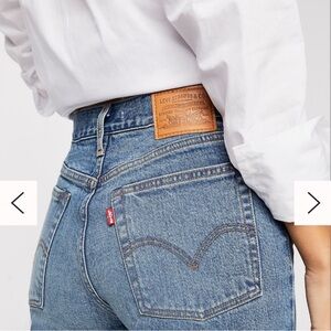 Levi's Women's High Rise Wedgie Blue Jeans